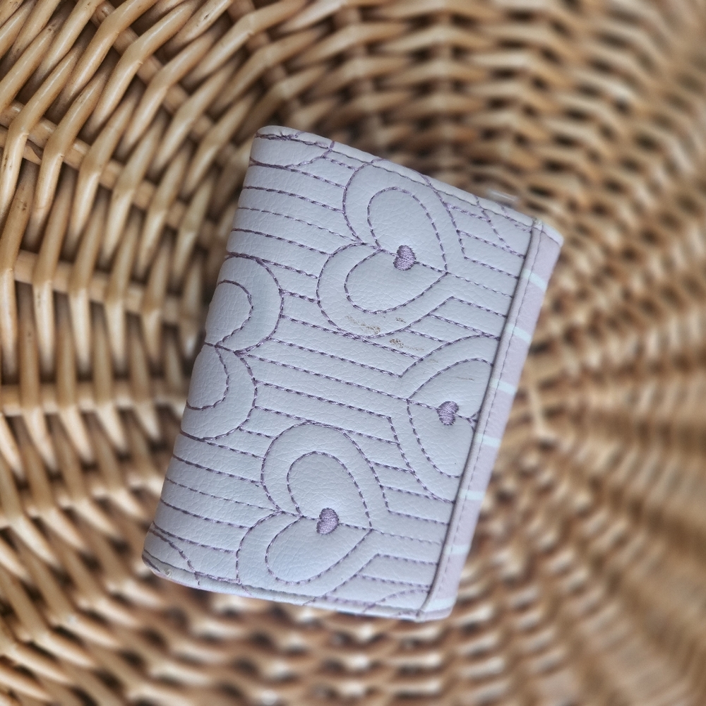 Betsy Johnson Wallet in a pink /lavendar color small sized carries plenty - Picture 4 of 4